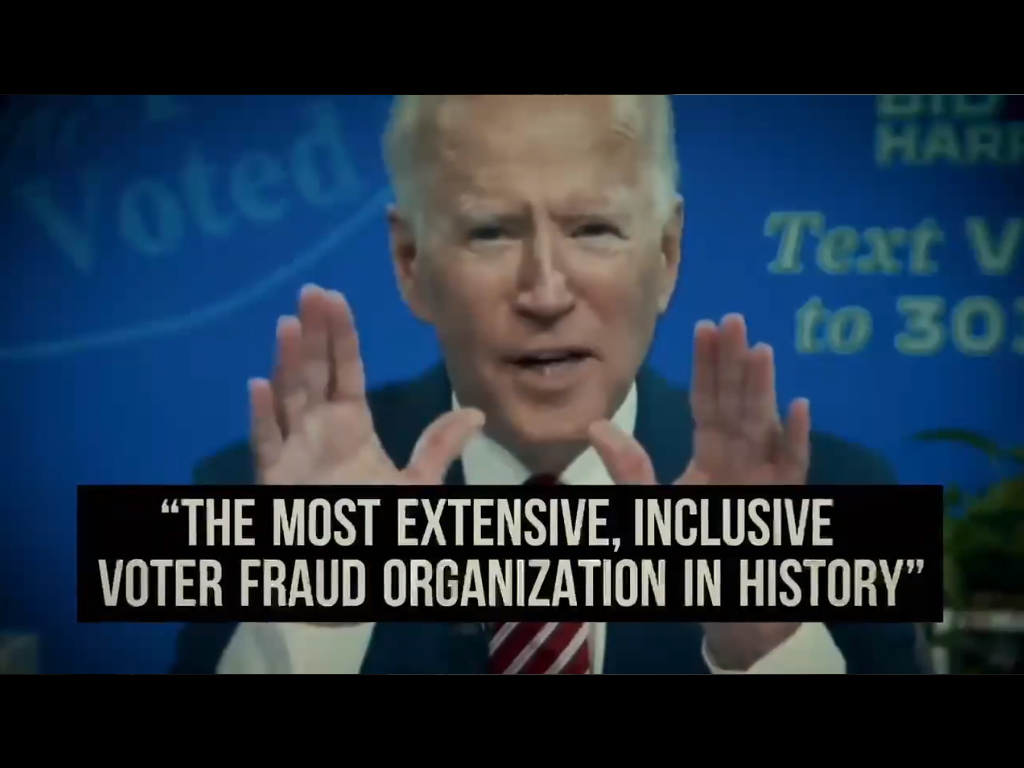 Biden's voter fraud organization
