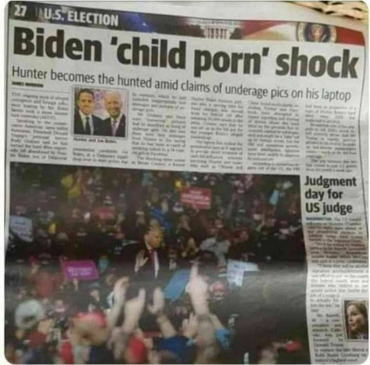 Biden Child Porn shock